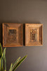 Set of 2 Repurposed Wood Framed Block Stamps – image 4
