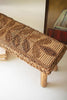 Banana Fiber and Teakwood Bench – image 3