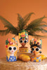 Set of 3 Ceramic Ladies Vases with Fruit Hats – image 1