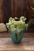 Ceramic Frogs and Snails Vase – image 4