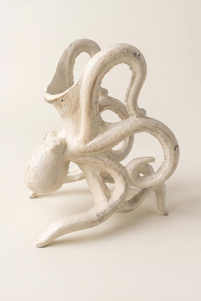 Cast Iron Octopus Wine Bottle Holder - image 3
