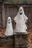 Set of 2 Painted Metal Ghosts – image 1