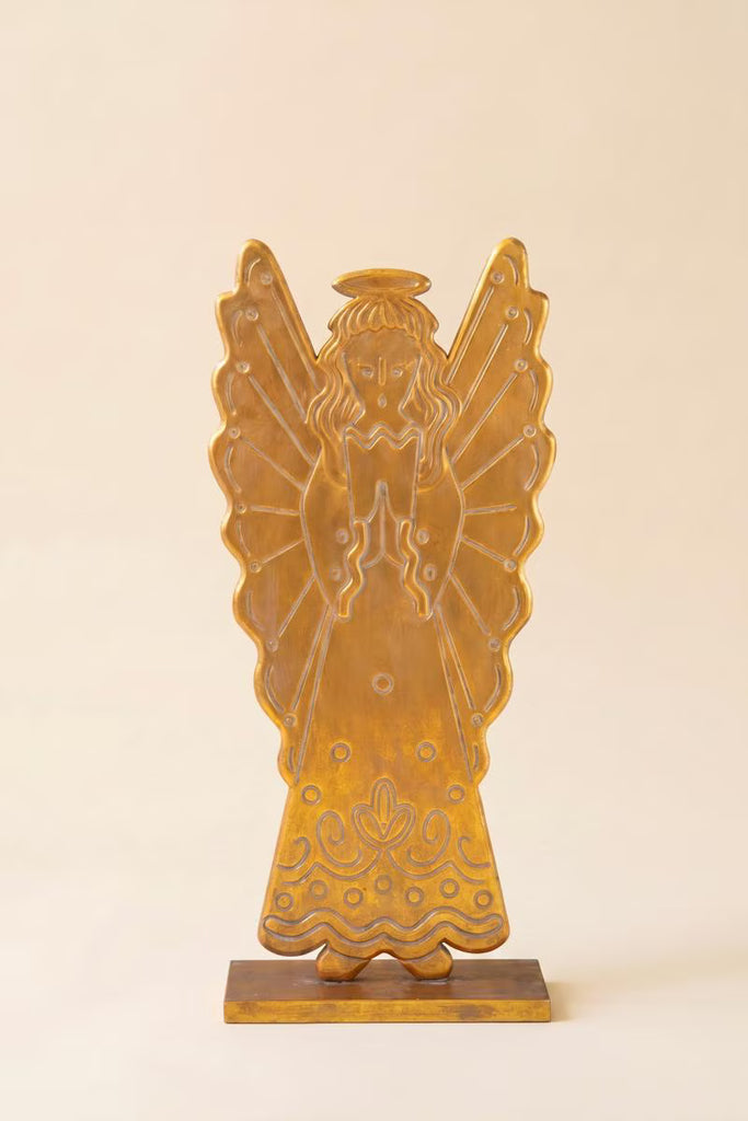 Antique Gold Angel - view 4