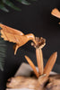 Repurposed Wood Sculpture with Hand Carved Humming Bird - image 2