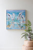Framed Acrylic Painting - Shore Birds – image 1