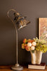 Rustic Metal Table Lamp - Flower – image 1