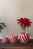 Set of 3 Concrete Candy Cane Planters - image 4