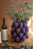 Ceramic Grapes Vase – image 1