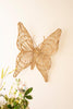 Seagrass and Iron Butterfly Wall Decor – image 1