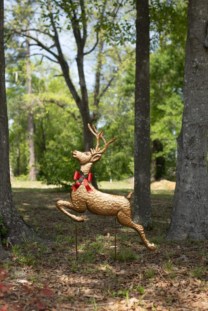 Metal Reindeer Yard Stake – image 6