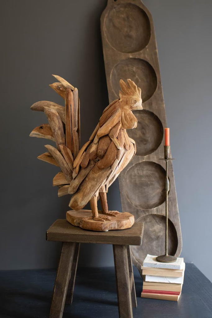Teakwood Rooster – image 1
