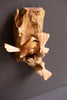 Repurposed Wood and Hand Carved Bird Wall Sculpture - view 2
