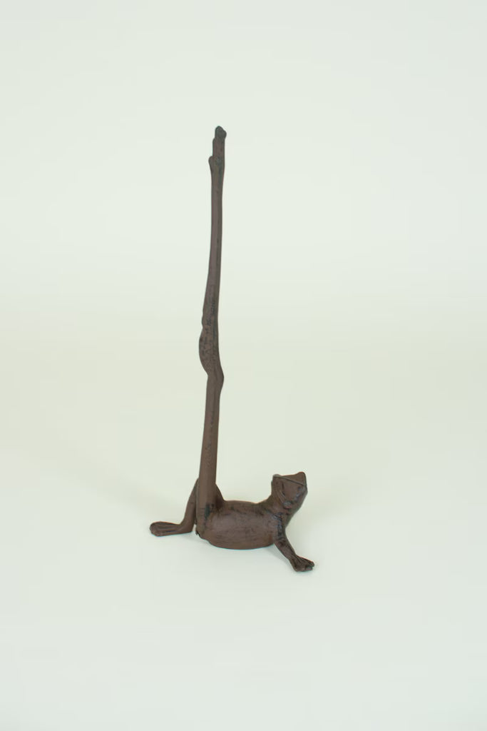 CAST IRON FROG PAPER TOWEL HOLDER (MIN 2) — Kalalou CTM1005K