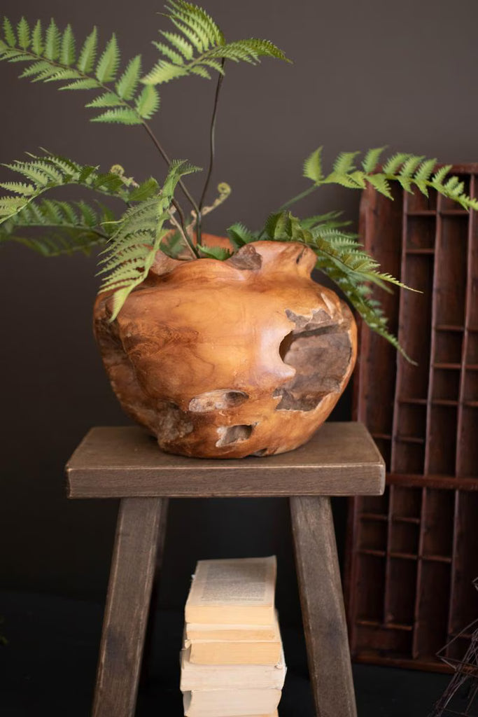 Teakwood Urn – image 1