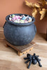 Black Terracota Halloween Candy Cauldron with Spider - view 5