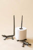 Set of 2 Cast Iron Crocodile Paper Owel Holder – image 3