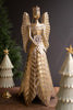 Large Table Top Metal Christmas Angel - 39"t – image 1