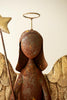 Rustic and Gold Painted Christmas Angel – image 3