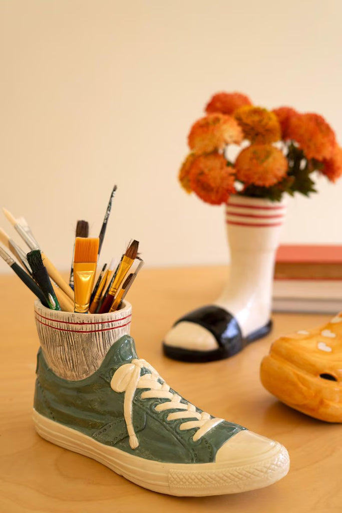 Ceramic Sneaker and Socks Vase - view 3