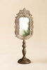 Metal Table Mirror with Pedestal - view 4