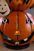 Four Stack Painted Jack-o-lantern with Witch Hat – image 3