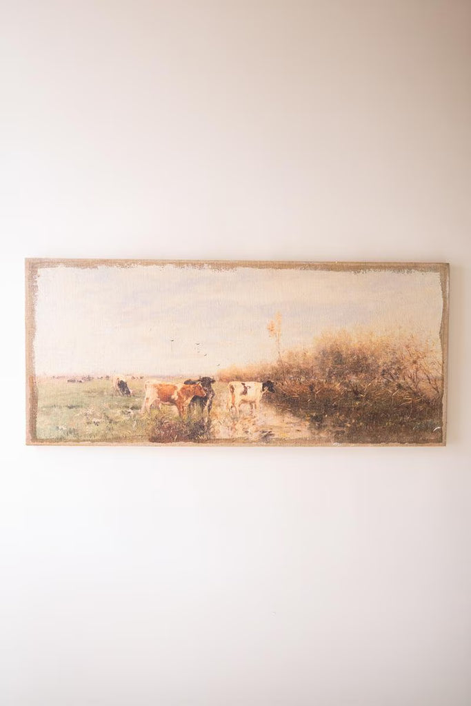 Canvas Paint Over Print Cows #1 – image 4