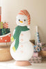 Large Metal Colorful Snowman – image 1