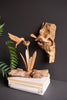 Repurposed Wood and Hand Carved Bird Wall Sculpture - view 3