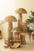 Set of 4 Woven Seagrass Mushrooms – image 6