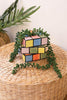 Ceramic Game Cube Bud Vase - image 1