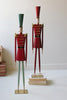 Set of 2 Painted Metal Christmas Soldiers – image 1