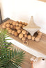 DRIED GOURD BALL GARLAND (MIN 2) — Kalalou NSBE1026K