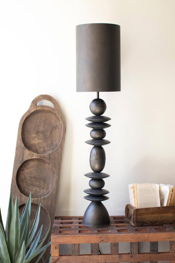 Antique Bronze Table Lamp – image 1