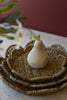 Set of 3 Flower Shaped Woven Seagrass Trays - image 2