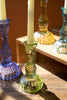 Set of 6 Glass Taper Candle Holders – image 2