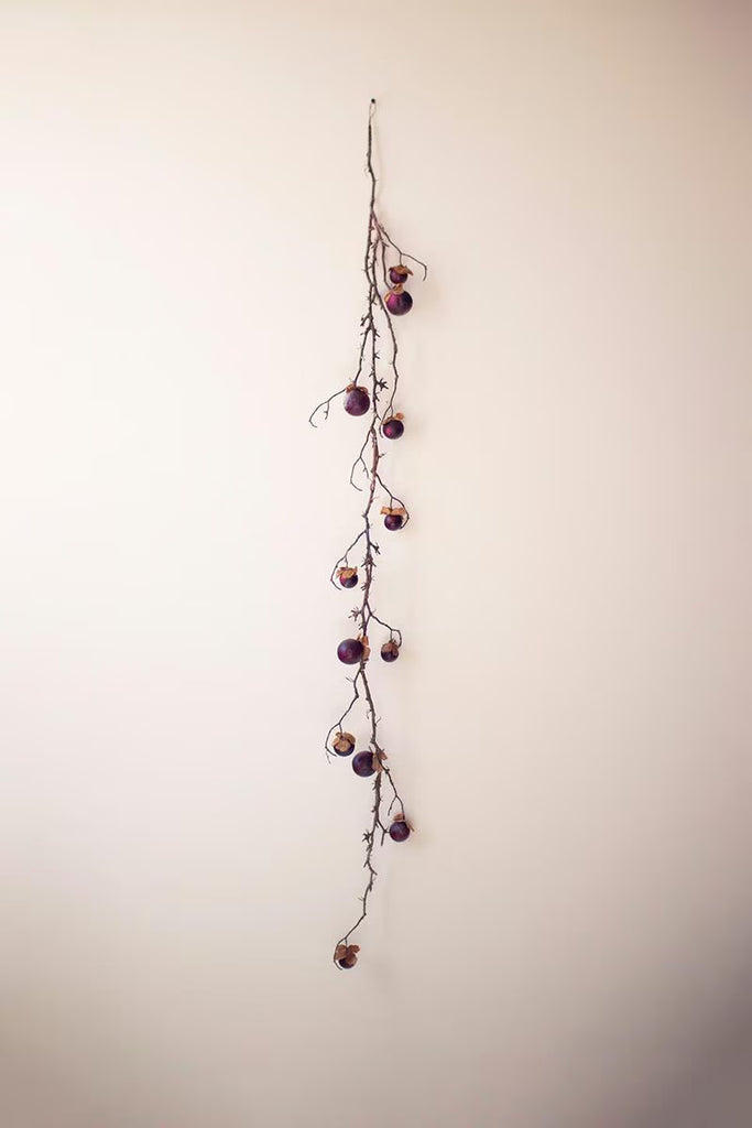 PURPLE BOTANICA GARLAND- SET OF SIX — Kalalou CSL2746