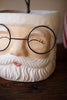 Set of 2 Concrete Santa Planters - image 2