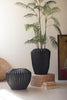 Tall Stone Composite Urn - Black – image 2