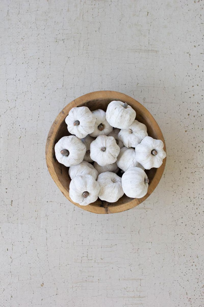 Bag Of 15 Dried Orange Miniature Pumpkins - White — Kalalou NSBE1025