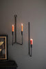 FORGED IRON SINGLE TAPER WALL SCONCE — Kalalou NELE1005