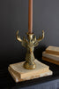 RESIN TAPER CANDLE HOLDER - DEER (MIN 2) — Kalalou CMNQ1281K