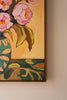 Framed Painting - Pink Flowers with Blue Vase – image 3