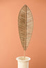 Set of 6 Angel Leaf Dã‰cor with Bamboo Branch - Brown – image 2