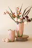 Set of 2 Ceramic Vases - Pink and Green – image 1