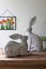 Set of 2 Rustic Metal Rabbits – image 4