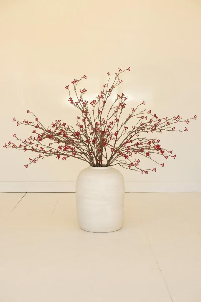Set of 6 Artificial Red Berry Spray – image 2