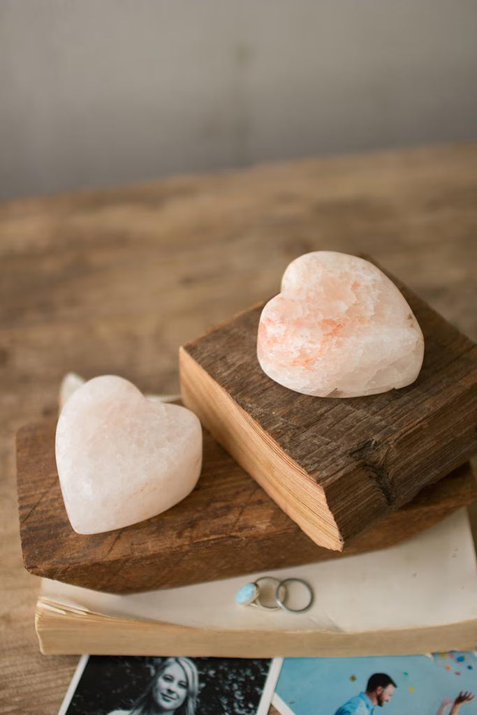 HIMALAYAN SALT HEART (MIN 4) — Kalalou NART1057K