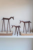 SET OF THREE FORGED IRON HORSES — Kalalou NELE1006