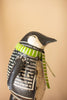 Set of 2 Recycled Metal Skating Christmas Penquins – image 5