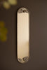 Tall Rustic Framed Mirror with Leaf Detail – image 3